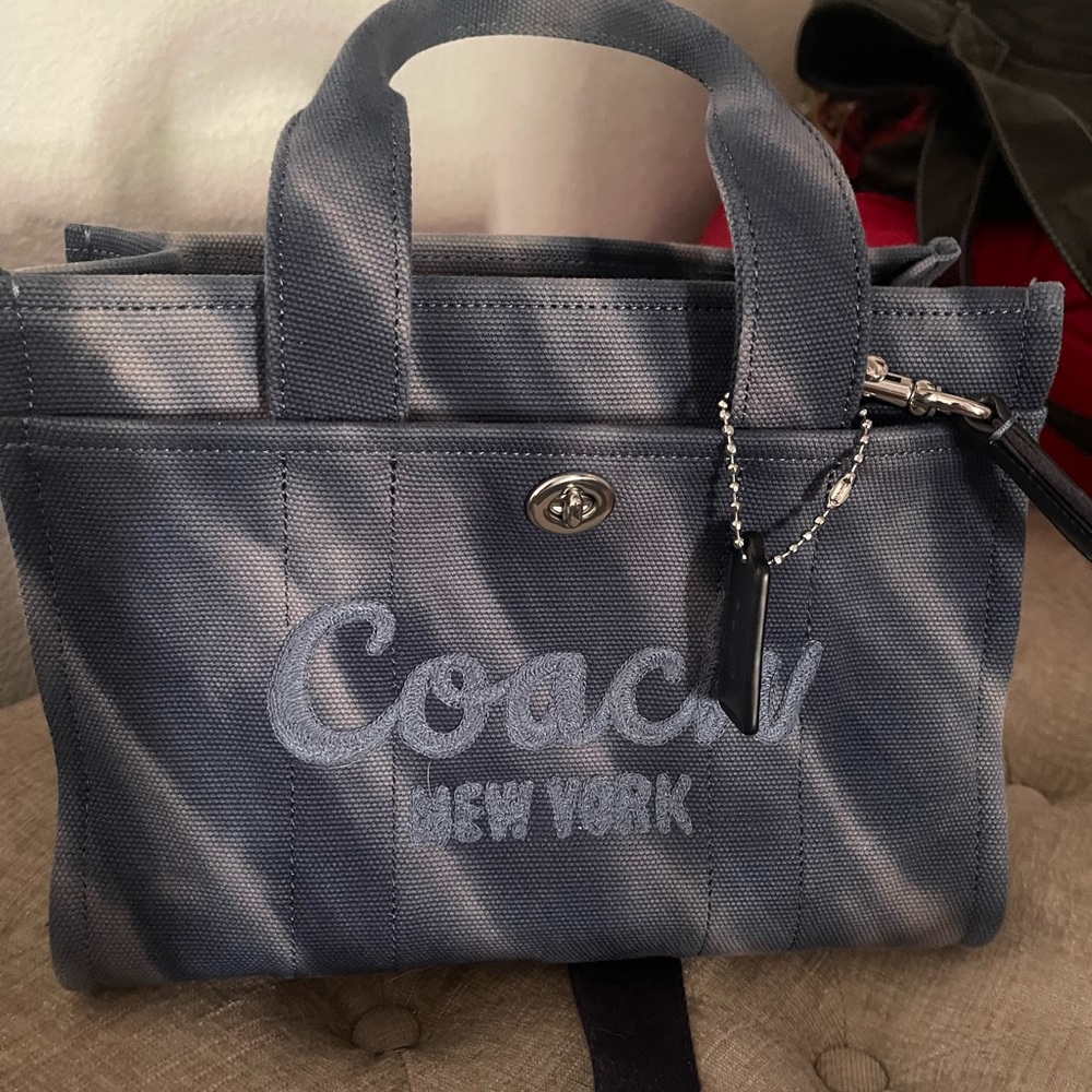 Coach Denim Blue Canvas Tote - Picture 11 of 11